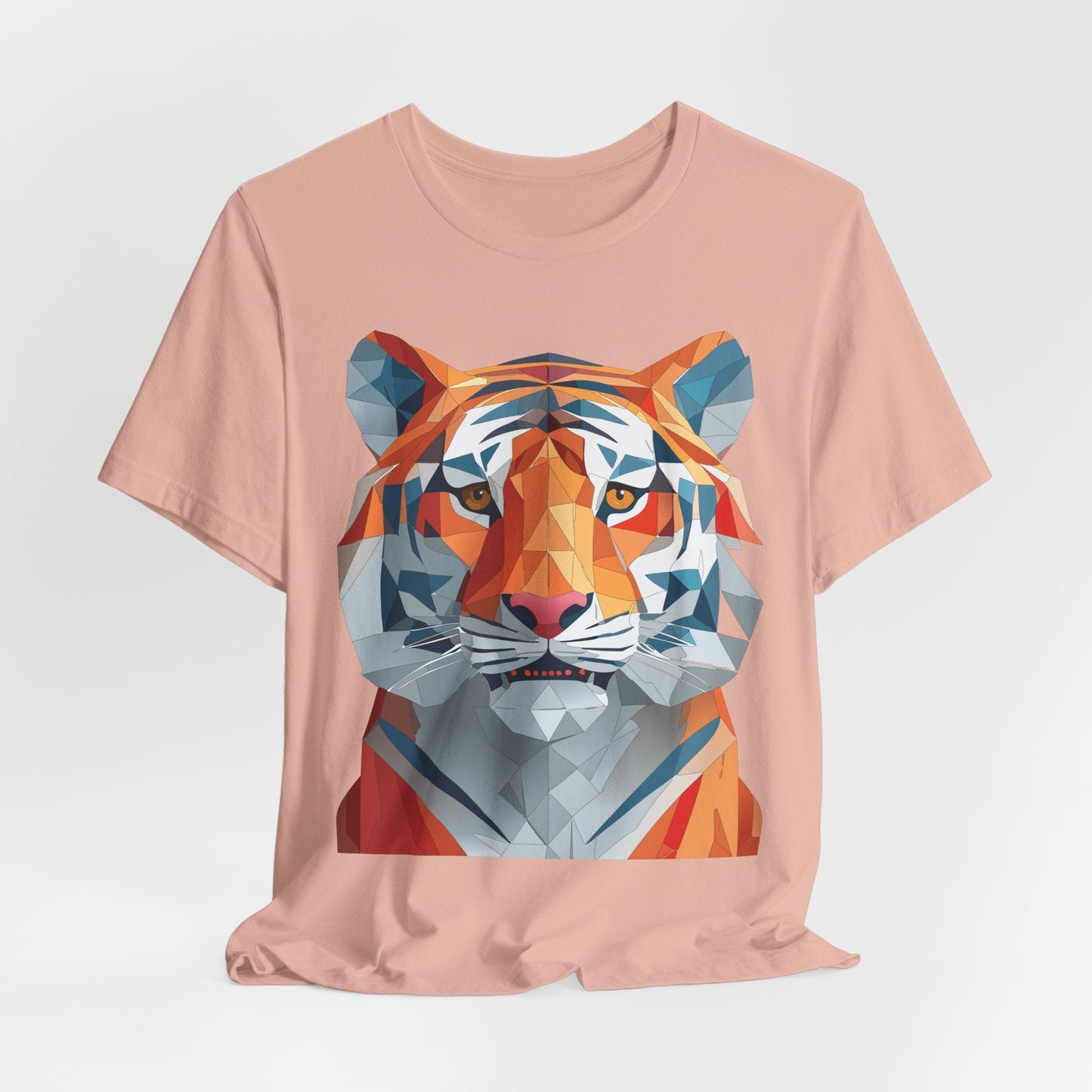 Unisex Animal Shirt With Art Design And Wildlife Theme Short Sleeve Tee For Everyday Wear