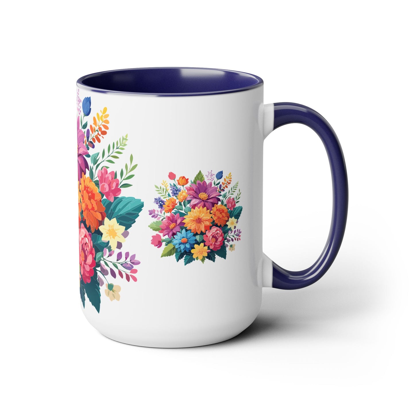 Floral Mug, Floral Cup