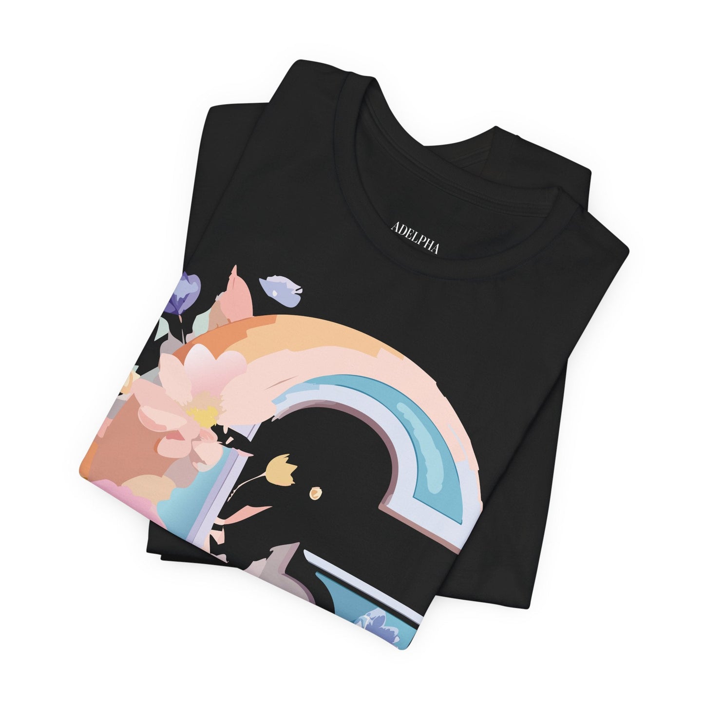 Letter G Shirt Graphic Tee Unisex Short Sleeve Vintage Inspired Artwork Adelpha Print