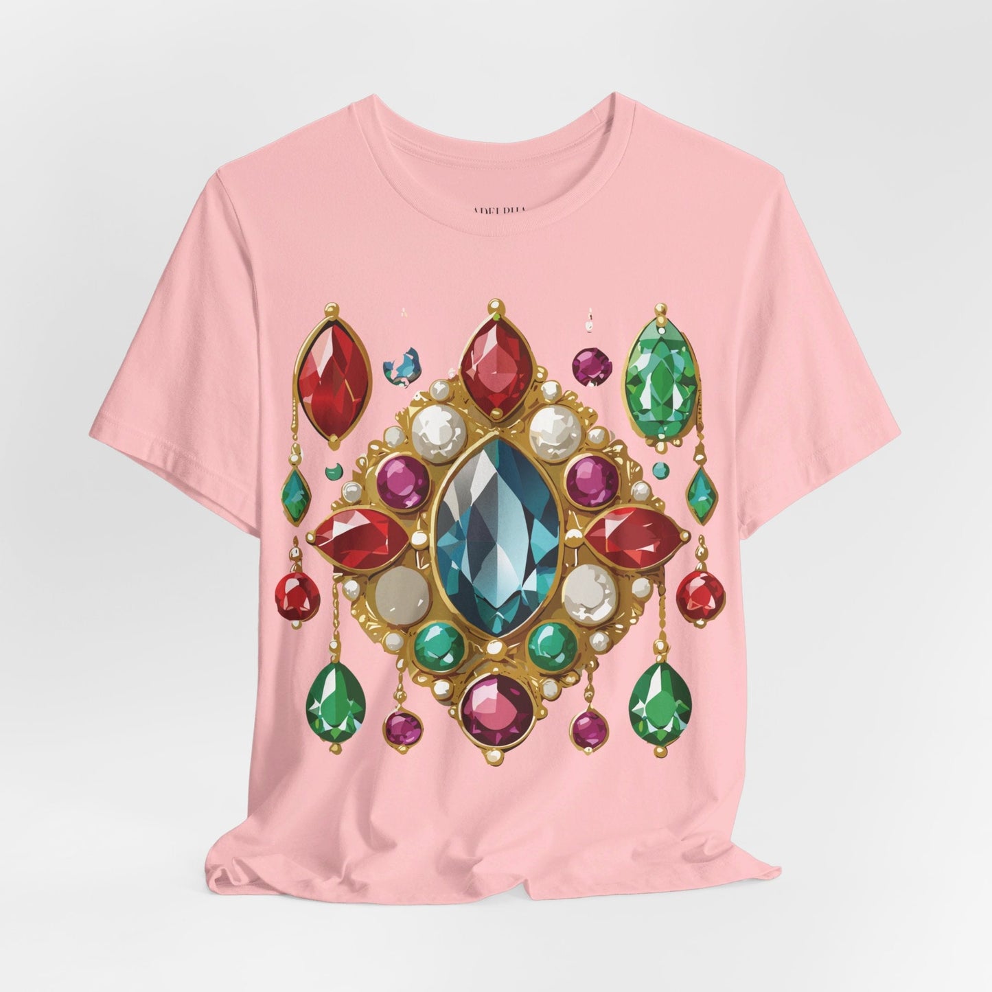 Jewelry Graphic Unisex 100 Cotton Vintage Treasure Art T-Shirt 44