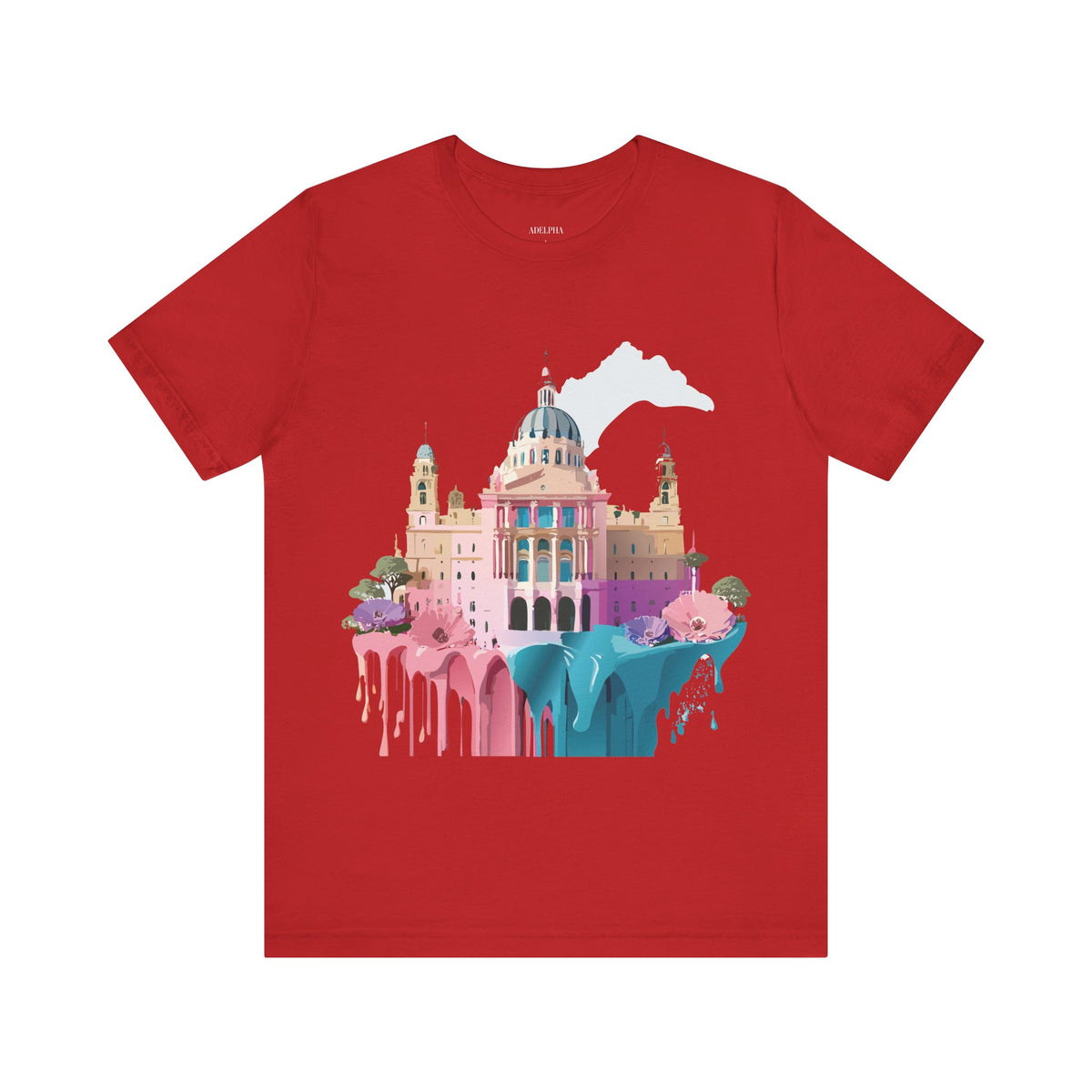 Graphic Unisex Cotton Bella+Canvas Tee Shirt with Madrid