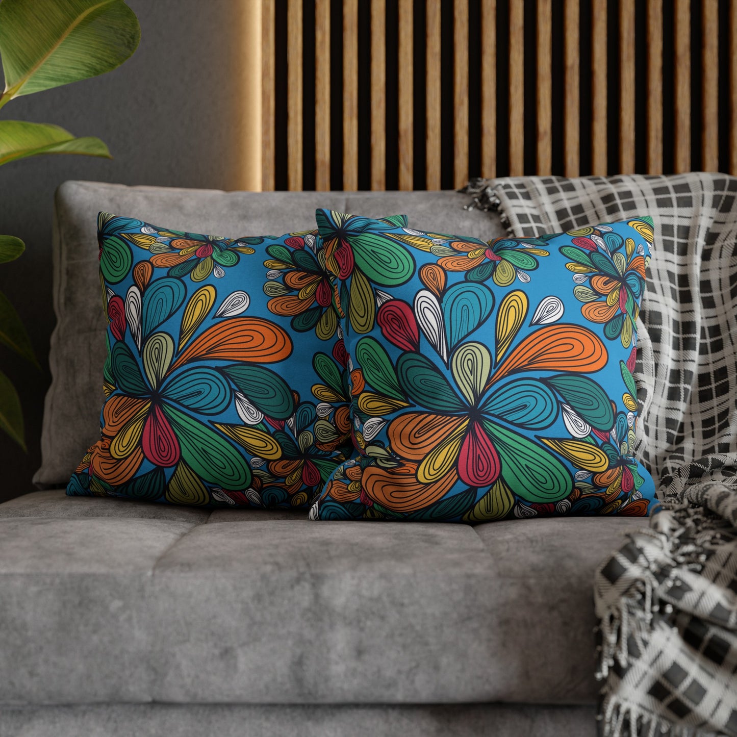 Floral Poly Pillowcase