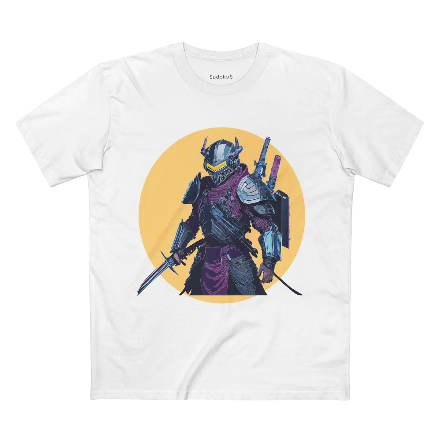 Samurai Graphic Unisex 100 Cotton Staple Tee 1