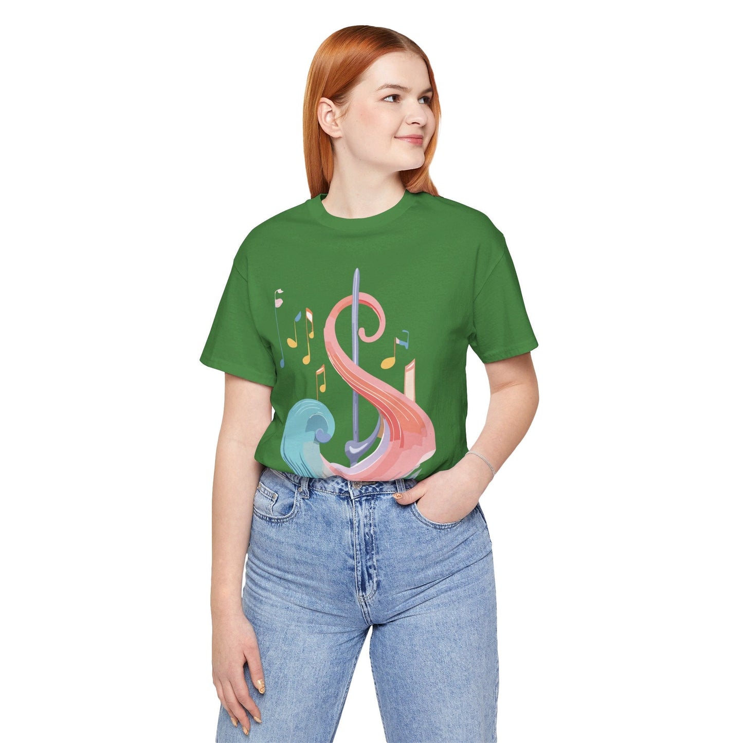Music T Shirt Graphic Tee Unisex Short Sleeve Adelpha Vintage Inspired Artwork Art Design