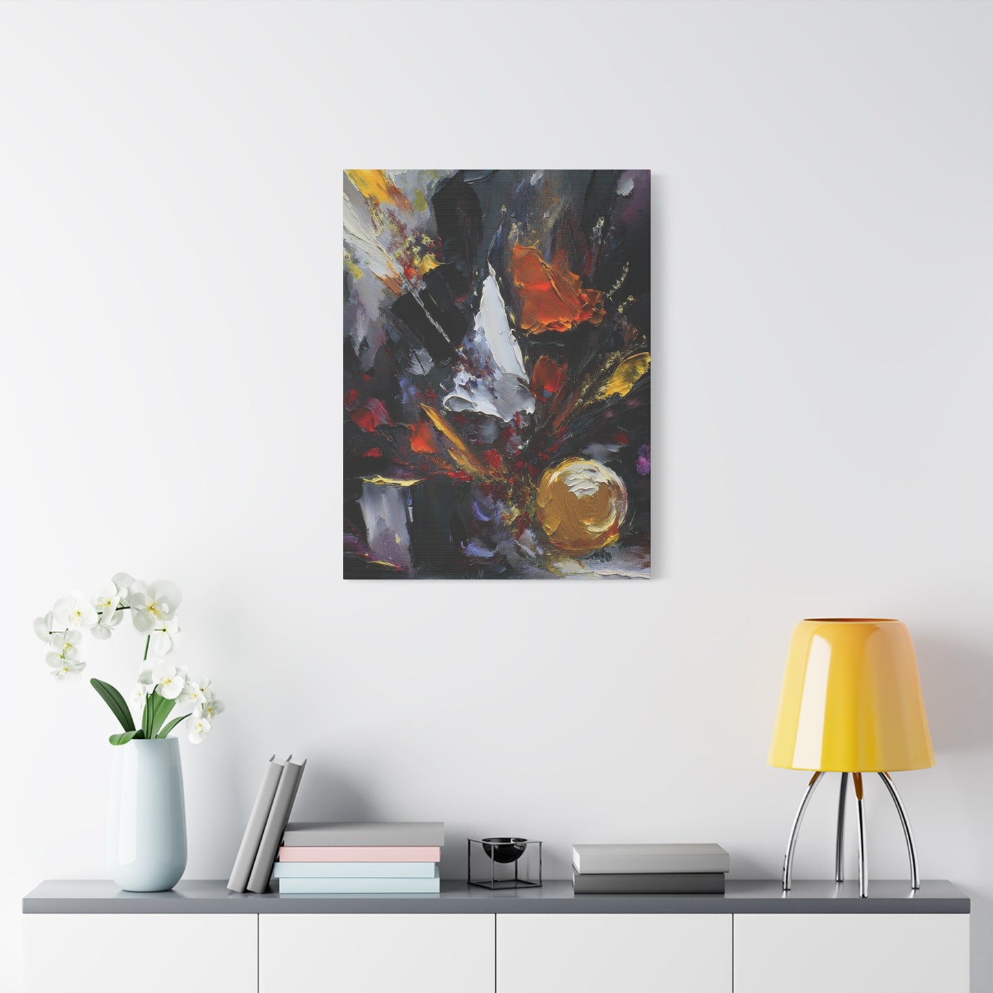 Abstract Oil Painting Print Canvas 20x24,20x30,24x30 24x32,24x36,30x40 32x48,36x48,40x60 Pine-Wood Inner Frame ABS-74