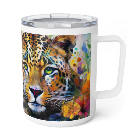 39 Art Design Insulated Coffee Mug Clear Lid 10oz Insulated Coffee Mug 10oz