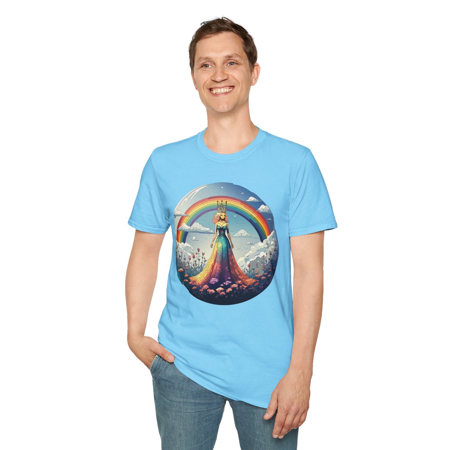 Womens Graphic T Shirt Art Design Tee Softstyle 64000 100 Percent Cotton Comfort