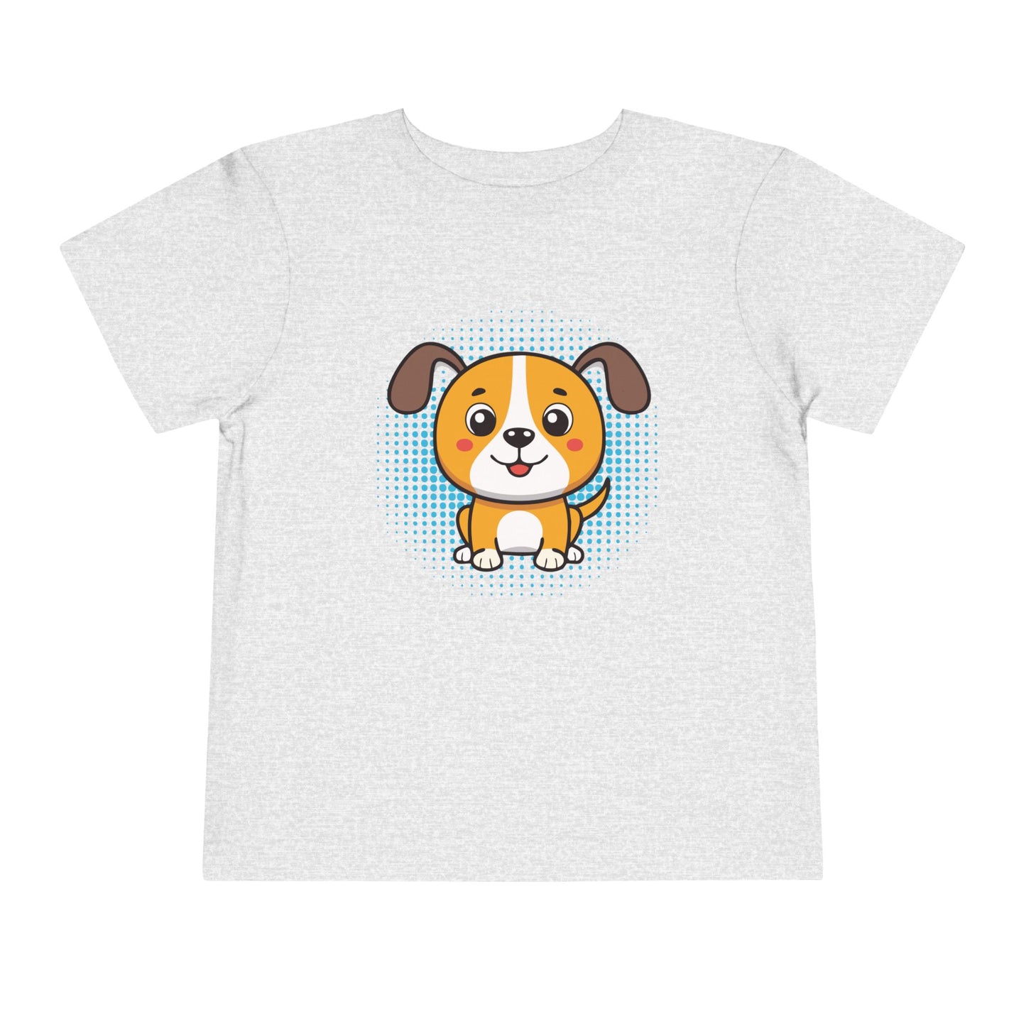 Bonita camiseta de manga corta para niños pequeños con diseño de cachorro: regalo adorable para amantes de las mascotas (2 a 5 años)