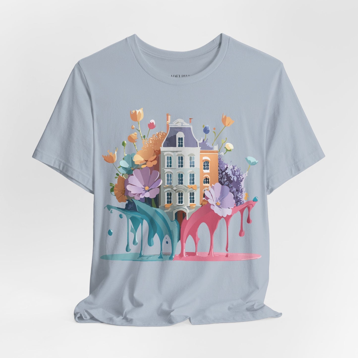 Amsterdam Graphic Tee Unisex Jersey Short Sleeve Shirt Travel Themed Original Artwork