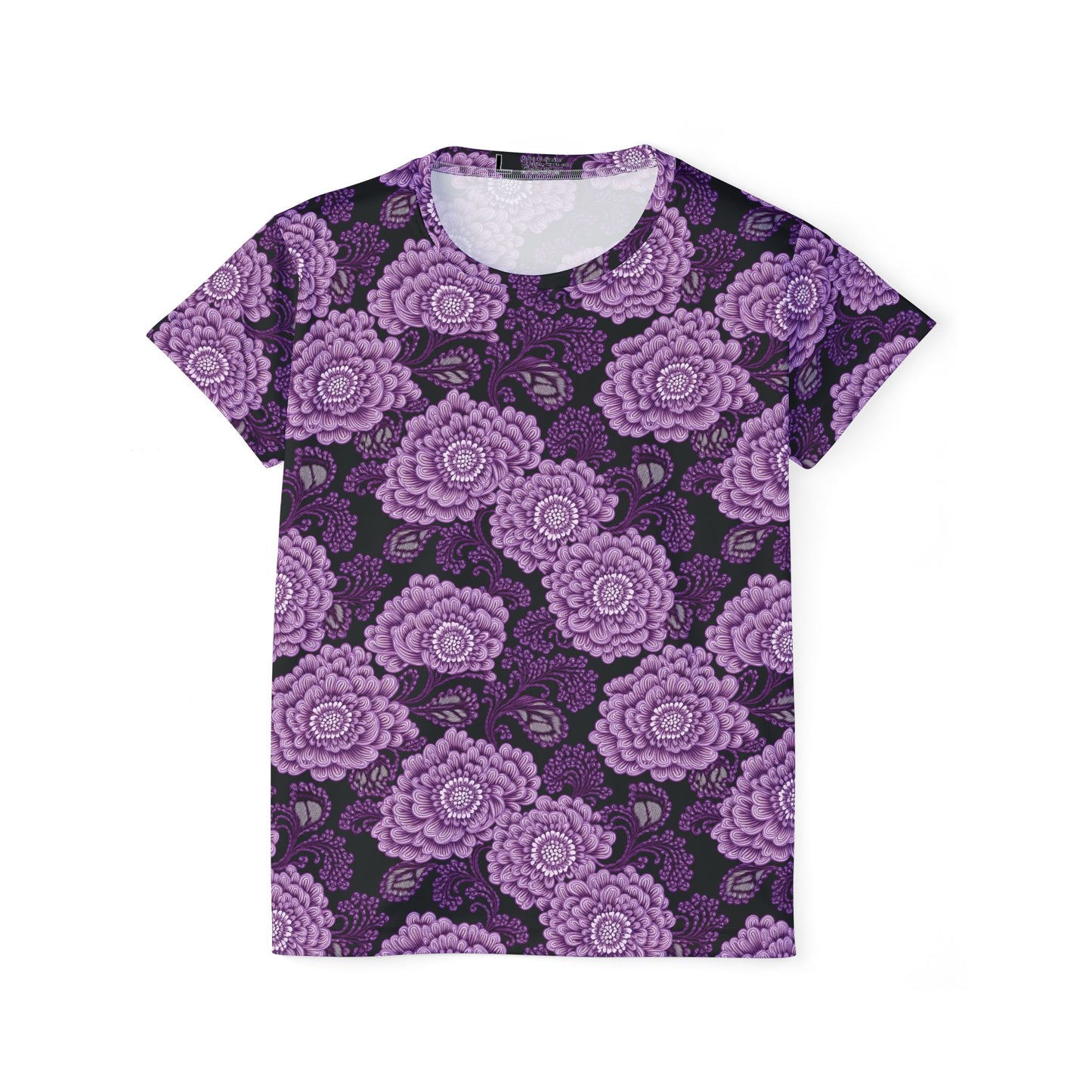 Lace Print Poly Shirt, Poly Shirt with Lace Print, Lace Shirt 66