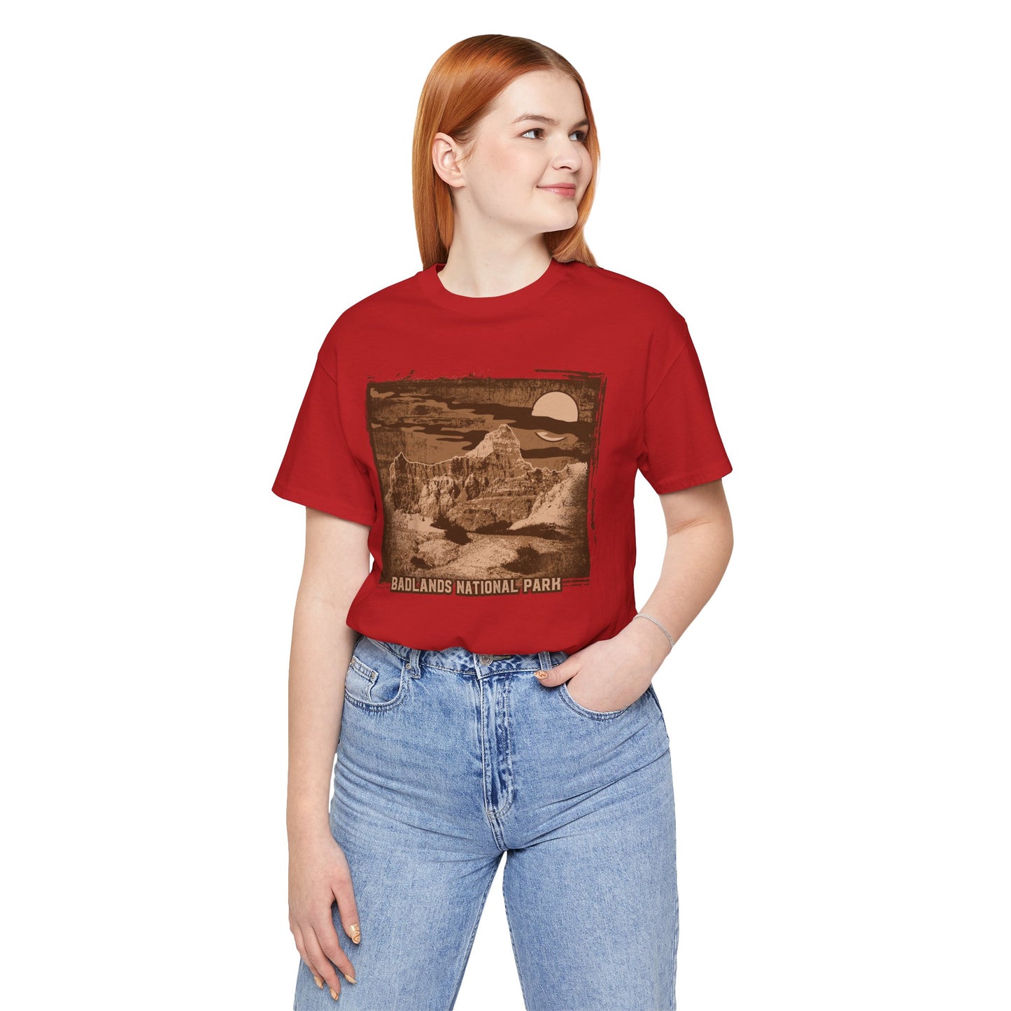 Badlands Retro Poster Graphic Design Tee, Badlands Shirt, Vintage Tees, Art Design T-Shirt, Graphic Tee, Retro Art Shirts