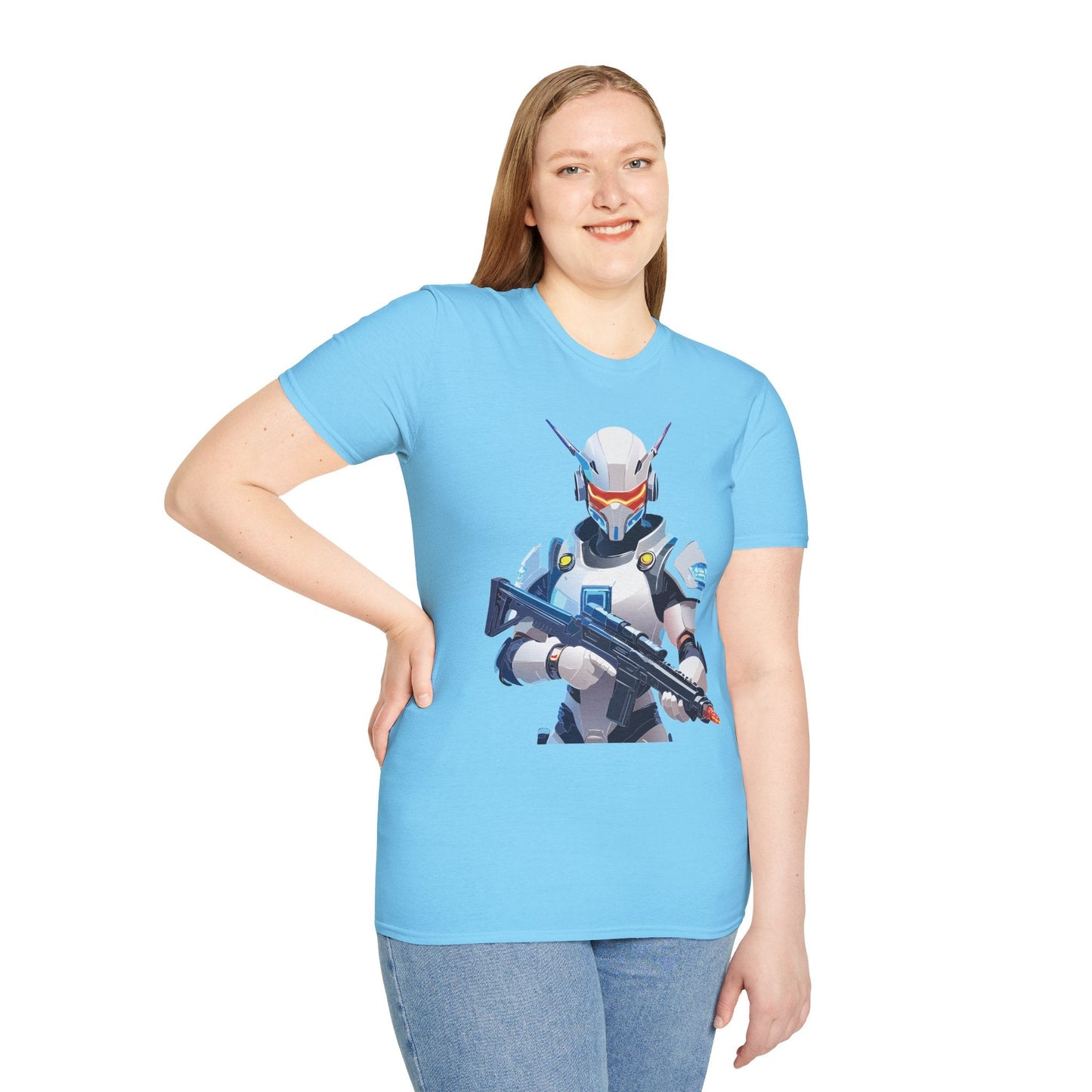 Robocop Shirt Unisex T Shirt With Robocop Artwork Gildan Softstyle 64000 Cotton Tee