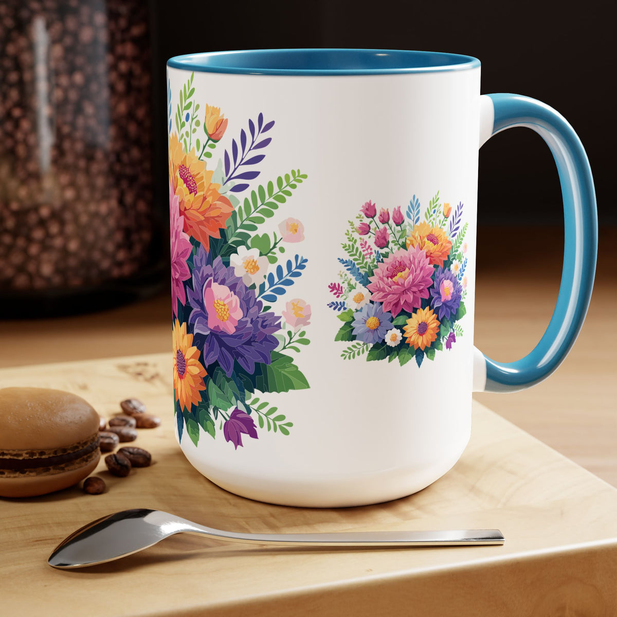 Floral Mug, Floral Cup