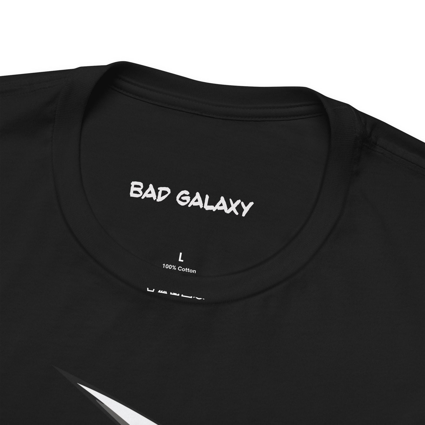 Tee Shirt With Alien From Bad Galaxy Made To Order 100 Percent Cotton Eco Friendly Print