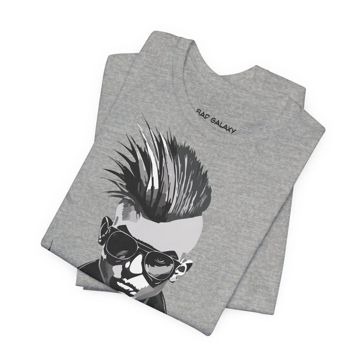 Punk Rock Tee Shirt From Bad Galaxy Made To Order 100 Percent Cotton Eco Friendly Inks
