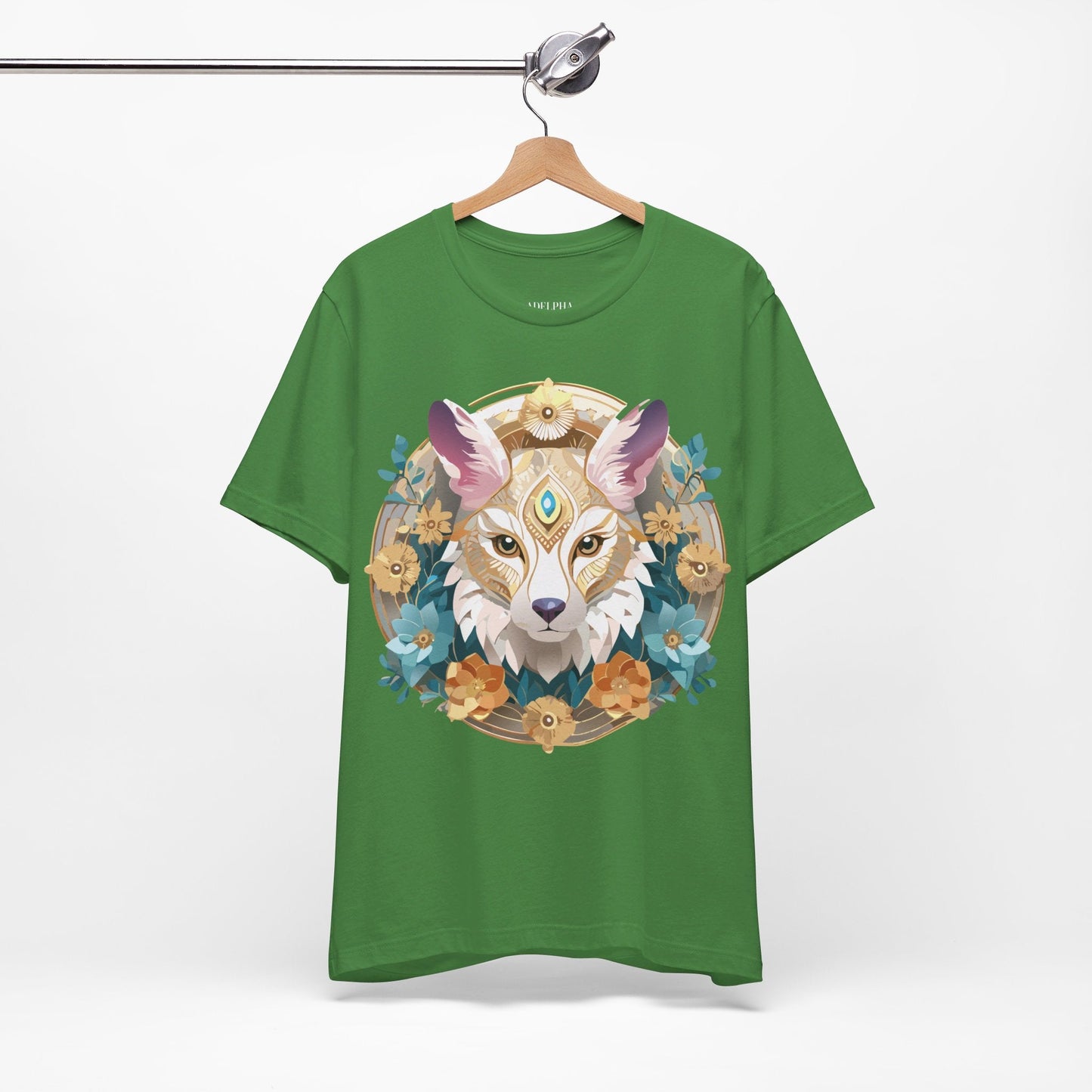 Medallion Graphic Unisex 100 Cotton Vintage Animal Medal Artwork Tee 83