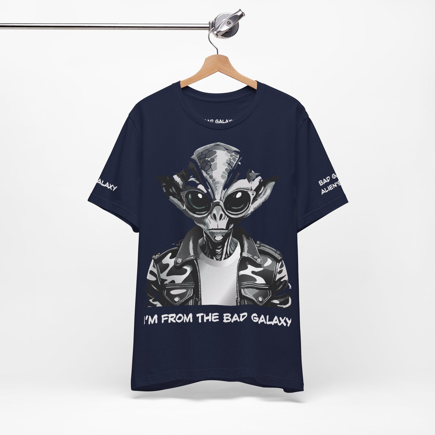 Alien T Shirt From Bad Galaxy Made To Order 100 Cotton Eco Friendly Inks Soft Comfortable