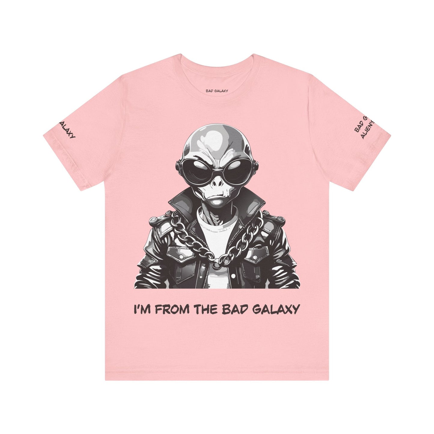 Bad Galaxy Alien Tee Shirt Made To Order 100 Percent Cotton Lightweight Eco Friendly Inks