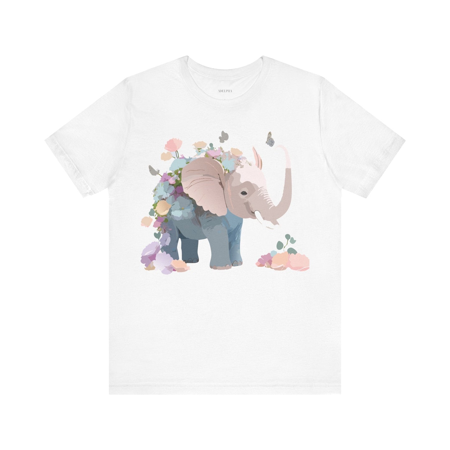Elephant Graphic Tee Unisex Jersey Short Sleeve Art Design Adelpha Premium Vintage Inspired