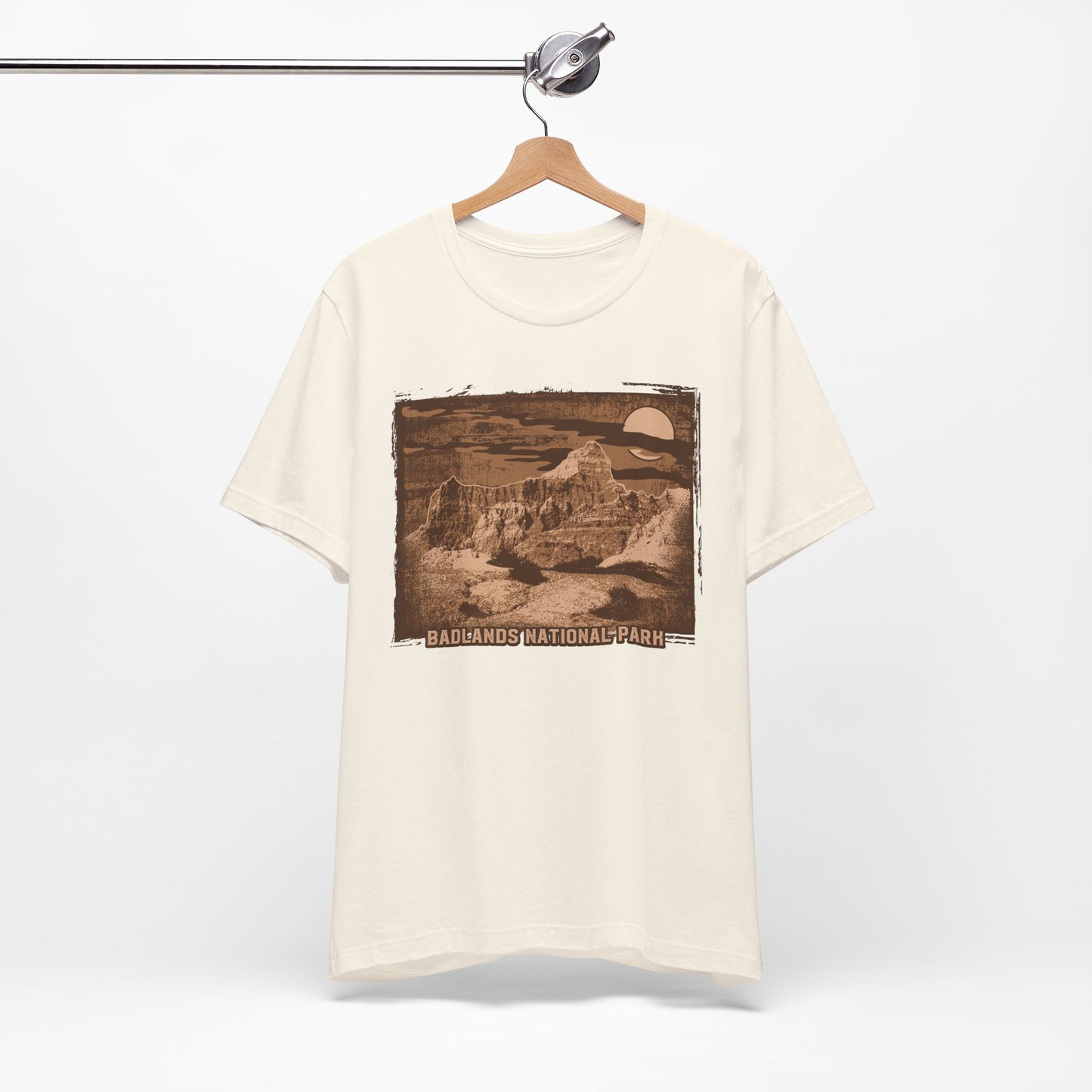 Badlands Retro Poster Graphic Design Tee, Badlands Shirt, Vintage Tees, Art Design T-Shirt, Graphic Tee, Retro Art Shirts