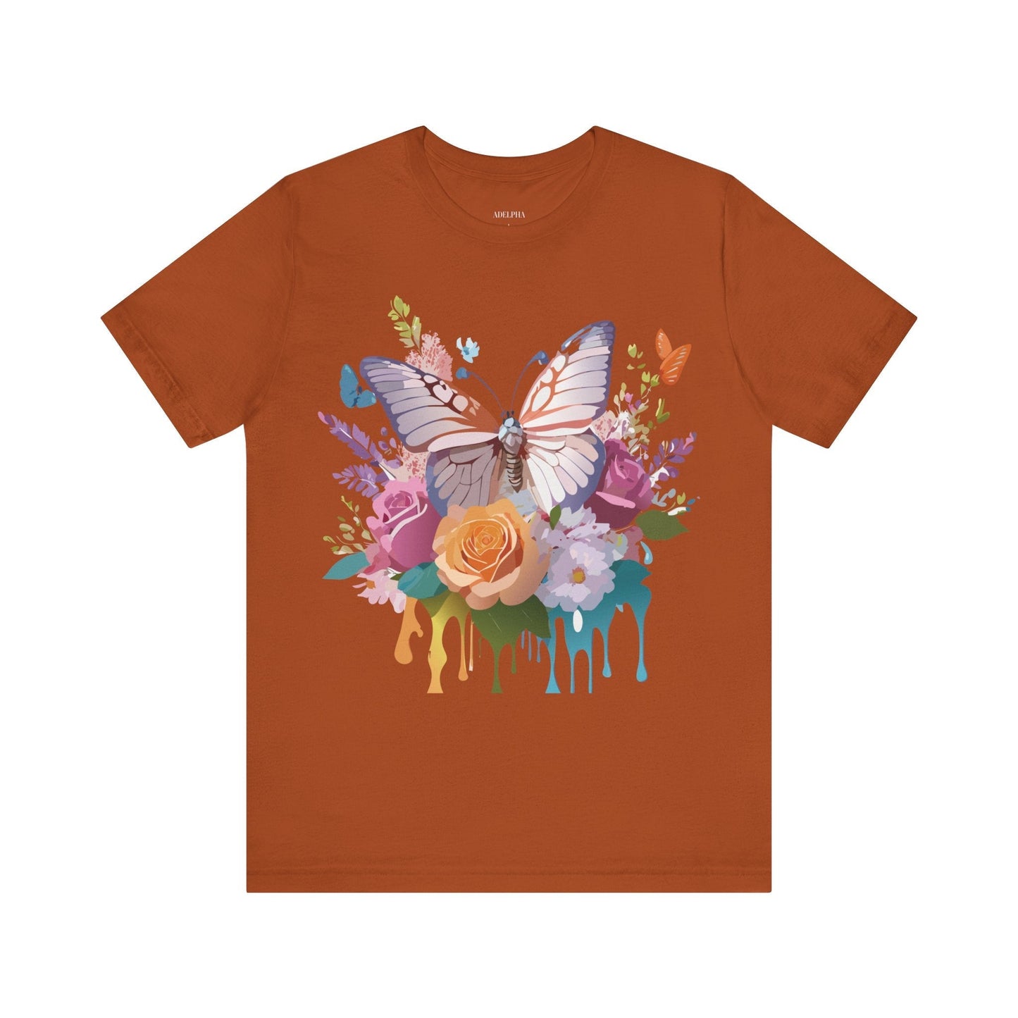Adelpha Butterfly Graphic Tee Art Design Vintage Unisex Short Sleeve Shirt