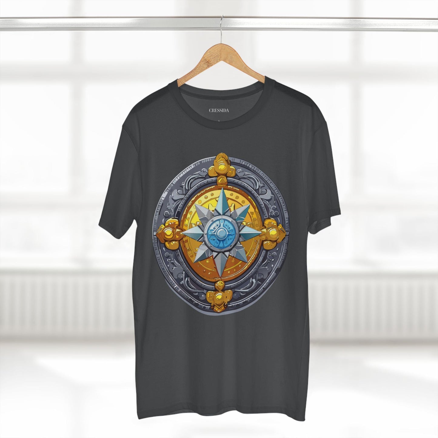 Antique Gold Coin Graphic Design T-Shirt Unisex 100 Cotton With Golden Print Artwork Tee 1