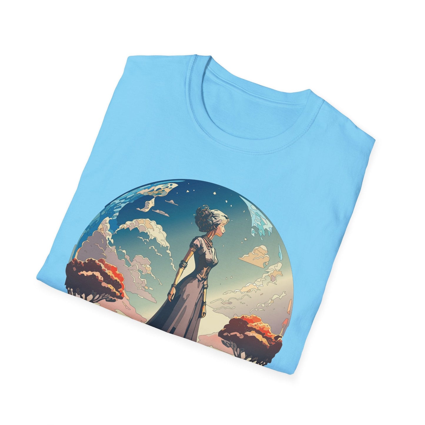 Womens Graphic T Shirt Art Design Tee Gildan Softstyle 64000 Unisex Cotton Short Sleeve