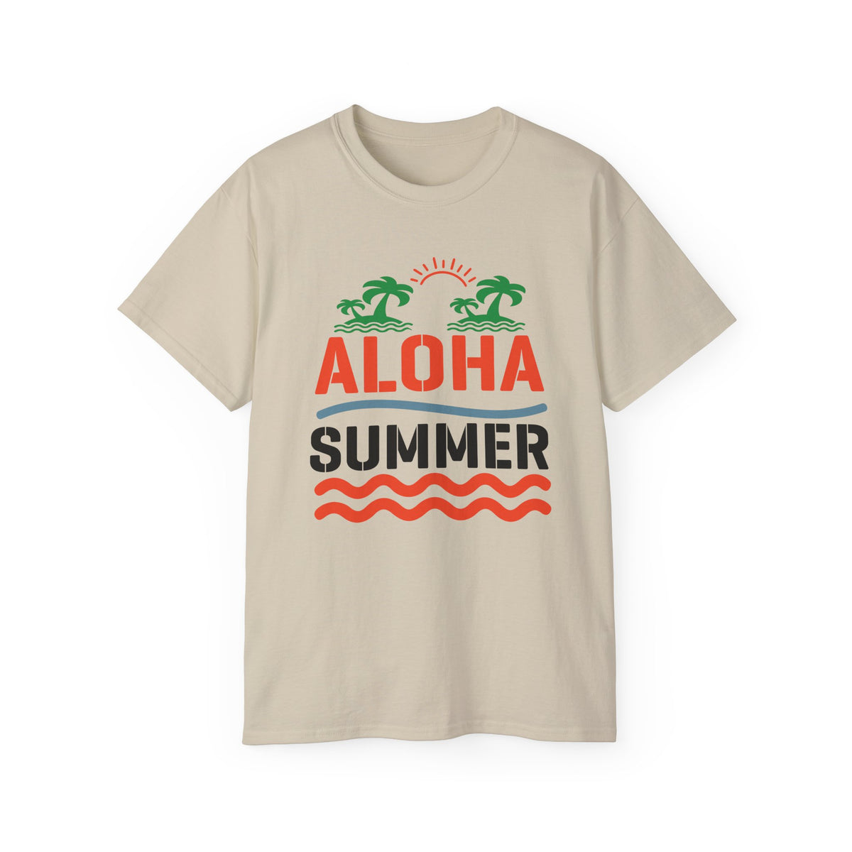 Aloha Summer Shirt | Tropical Palm Beach Tee