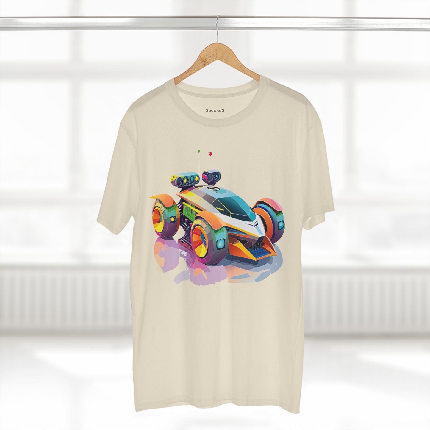 Car Graphic Unisex 100 Cotton Staple Tee 26
