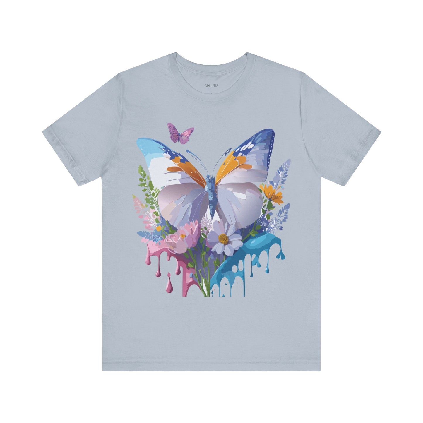 Butterfly Graphic Tee From Adelpha Vintage Artwork Unisex Short Sleeve Shirt