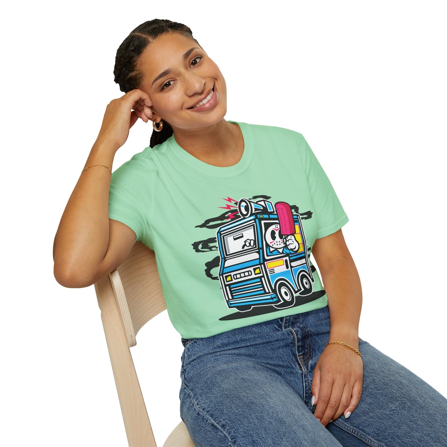 Cartoon T Shirt Animation Tee Funny Unisex Softstyle Gildan 64000 100 Percent Ring Spun Cotton