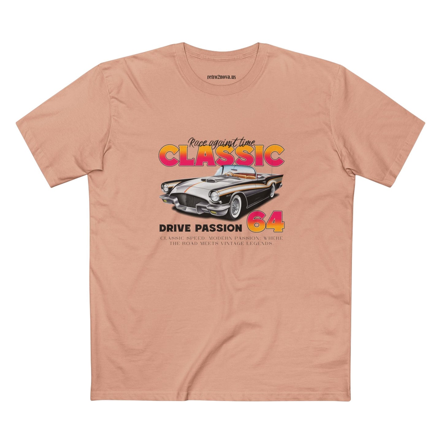 Retro Car Shirts Vintage Car Shirts Unisex Premium Cotton Tee With Original Art Design RC 16