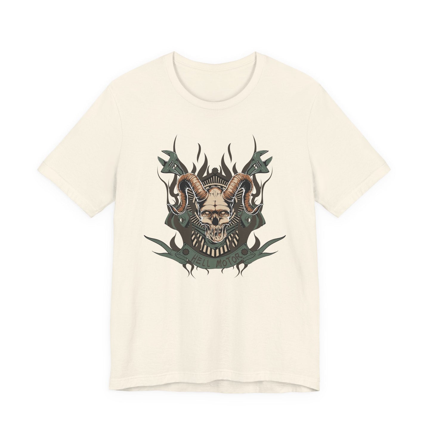 Gothic Skull Graphic Design Unisex Cotton Tee Art-49