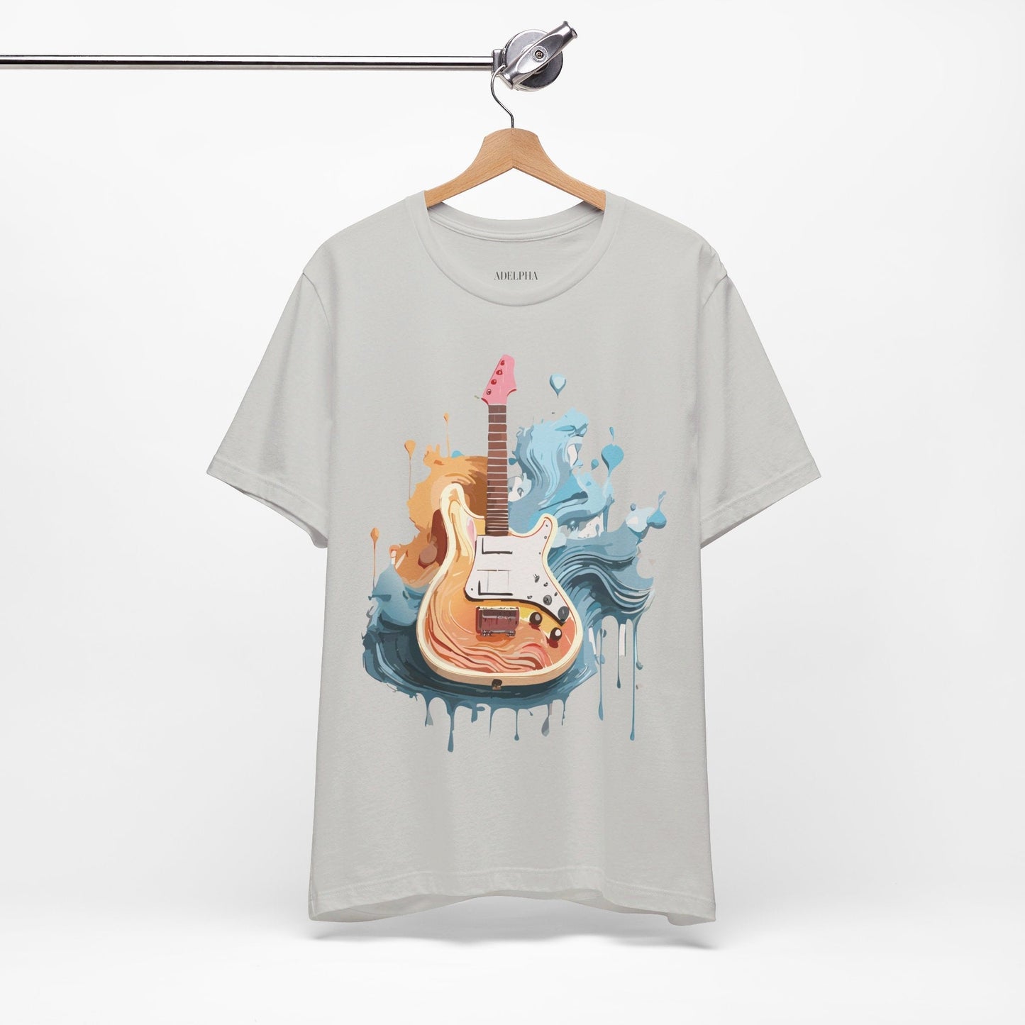 Adelpha Music Graphic T Shirt Unisex Jersey Short Sleeve Vintage Inspired Tee Art Collection