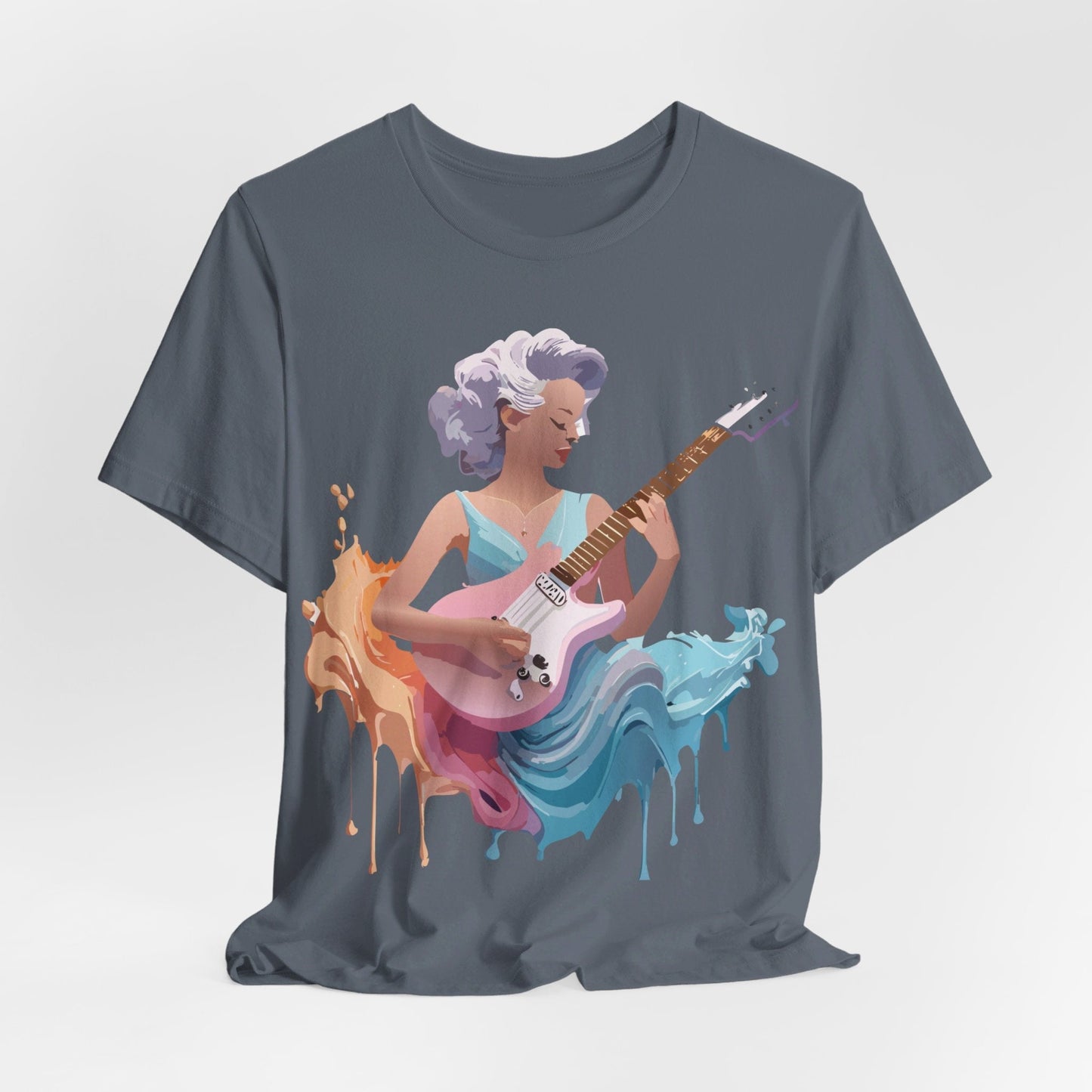 Music Graphic Tee Unisex Jersey Short Sleeve Adelpha Art Design Vintage Inspired Artwork