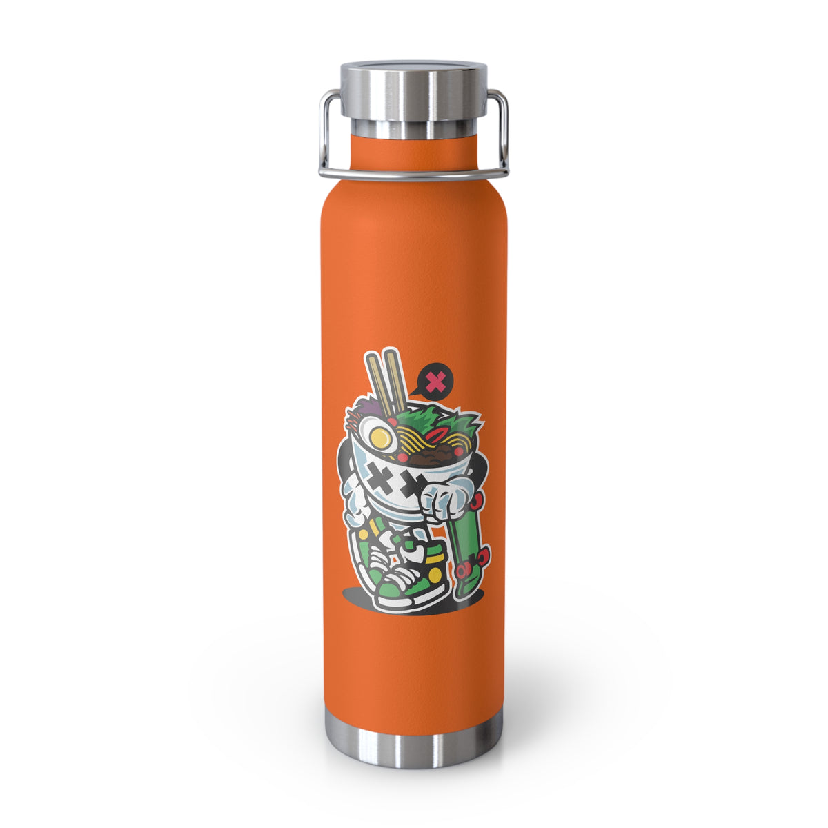 22oz Copper Insulated Water Bottle with Cartoon Design - CV108