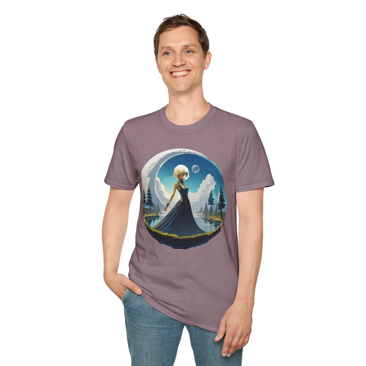 Womens Graphic T Shirt Art Design Tee Gildan Softstyle 64000 Unisex Short Sleeve