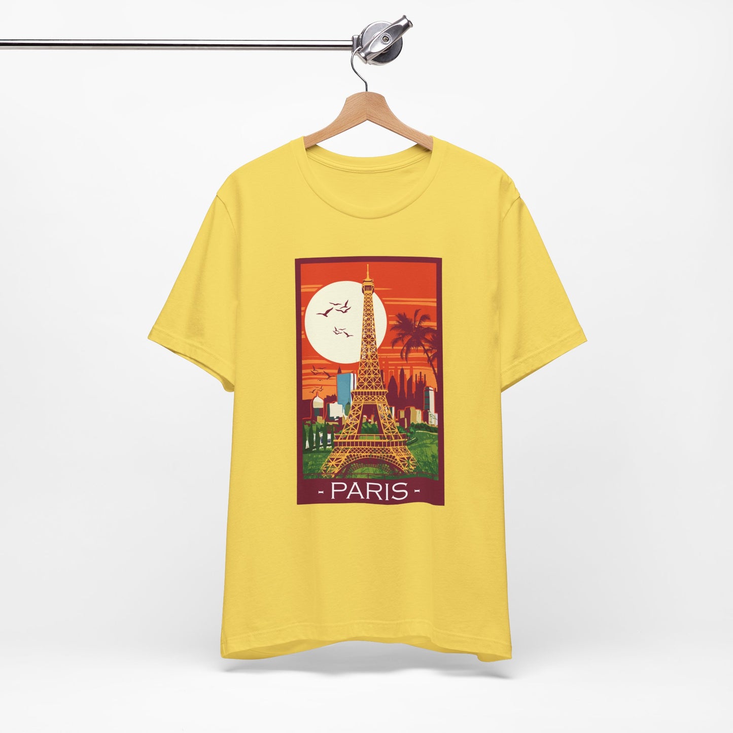 Retro Poster Paris Graphic Design Tee, Paris Shirt, Vintage Tees, Art Design T-Shirt, Graphic Tee, Retro Art Shirts