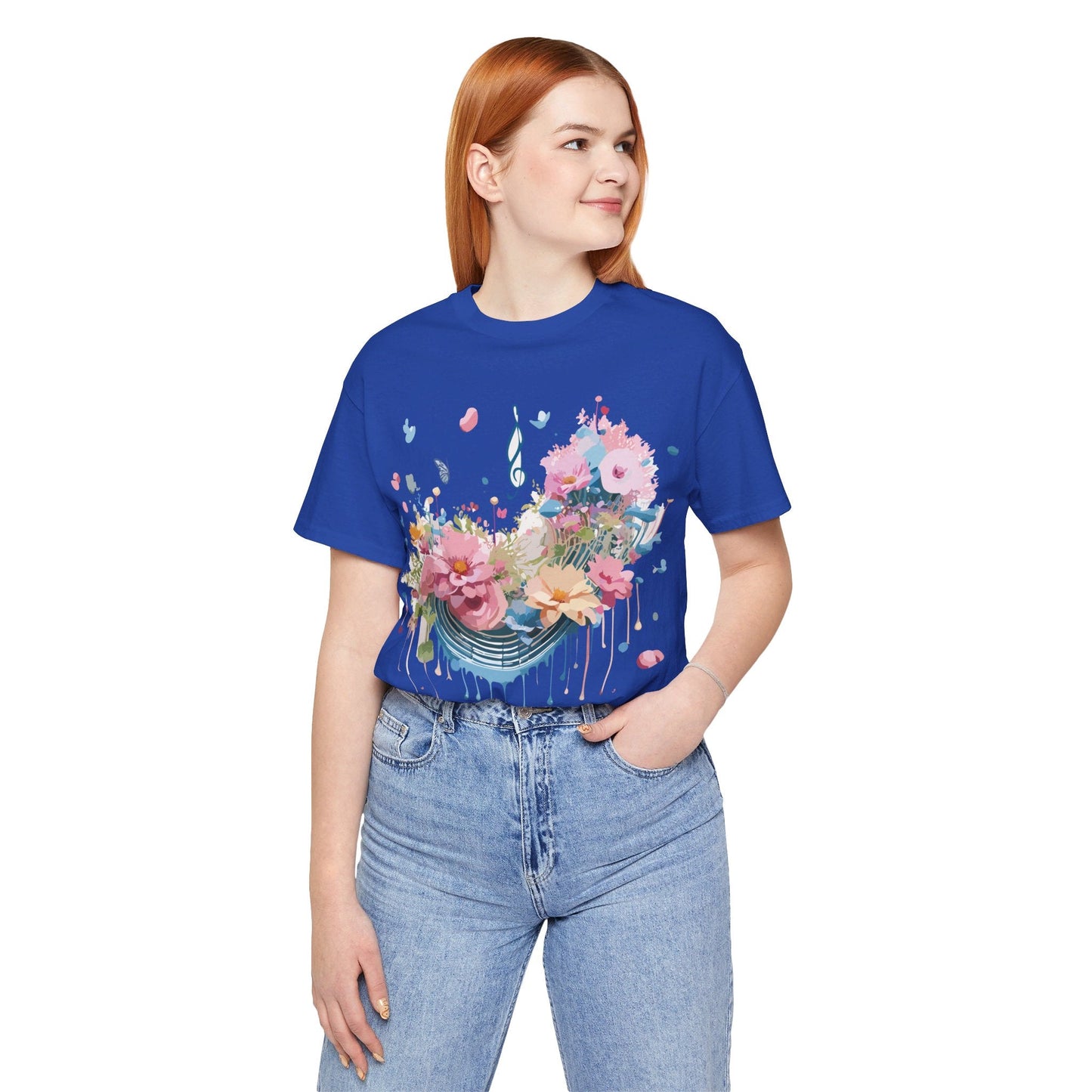 Music Graphic T Shirt Unisex Short Sleeve Jersey Tee Adelpha Vintage Inspired Art