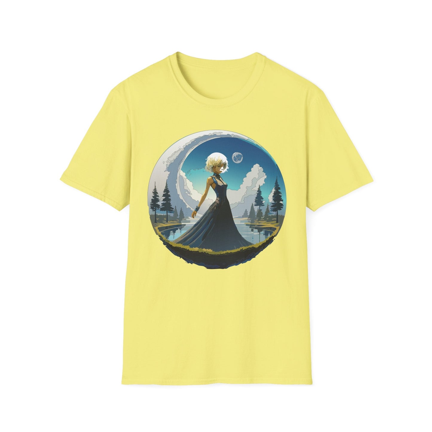 Womens Graphic T Shirt Art Design Tee Gildan Softstyle 64000 Unisex Short Sleeve