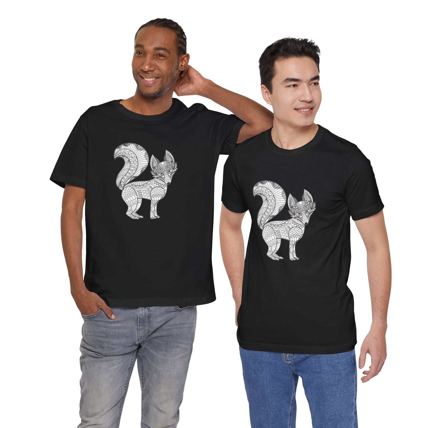 Unisex Tee Shirt with animals Print