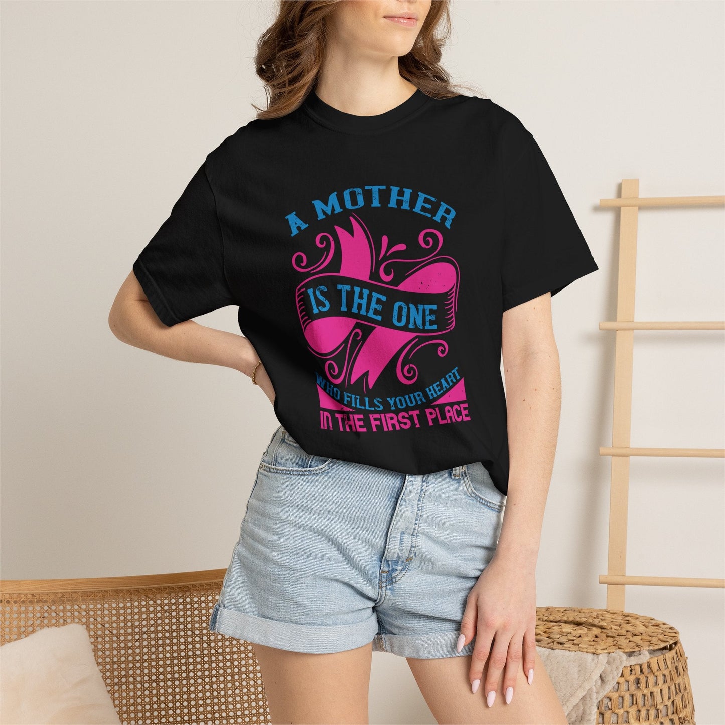 Mom T-shirt Mother Day Mama Tee Unisex Comfort Colors Garment-Dyed Cotton h54