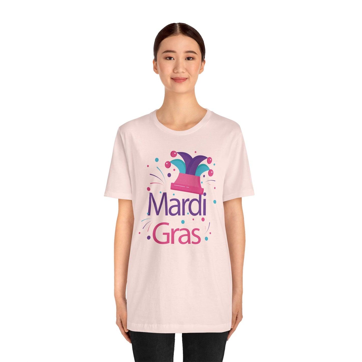 Tee-shirt en coton unisexe pour Mardi Gras