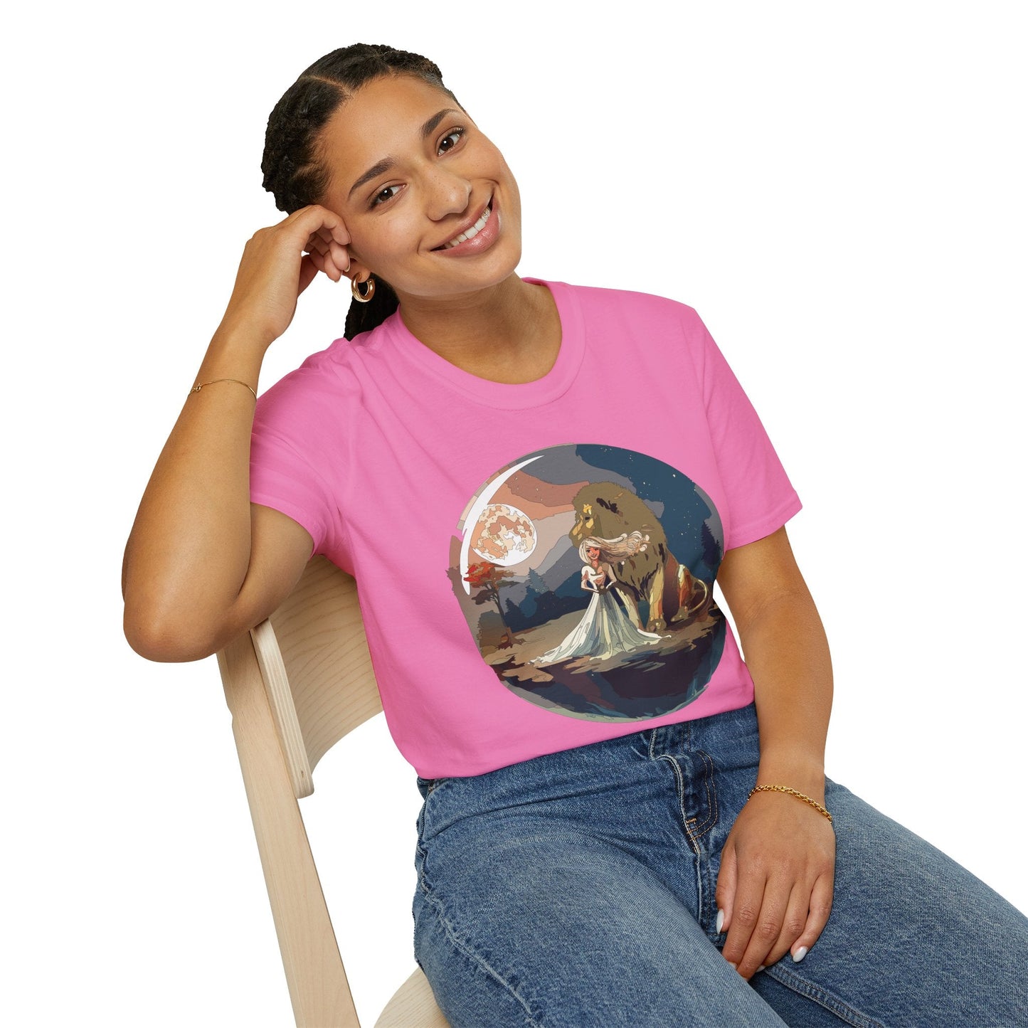 Womens Graphic T Shirt Art Design Unisex Softstyle 64000 Gildan Short Sleeve Tee
