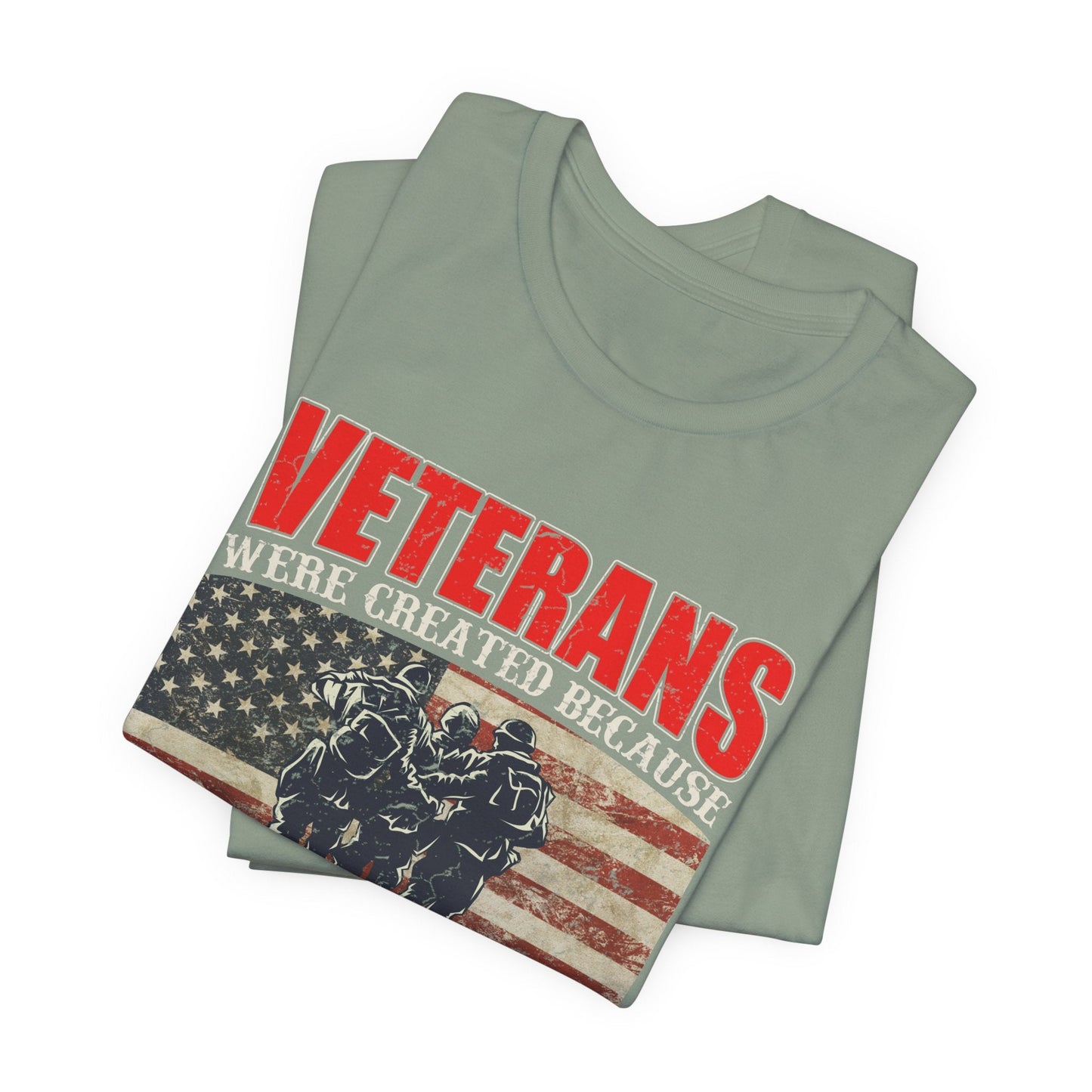 Army Veteran Patriotic Graphic Design Unisex Cotton T-Shirt v41