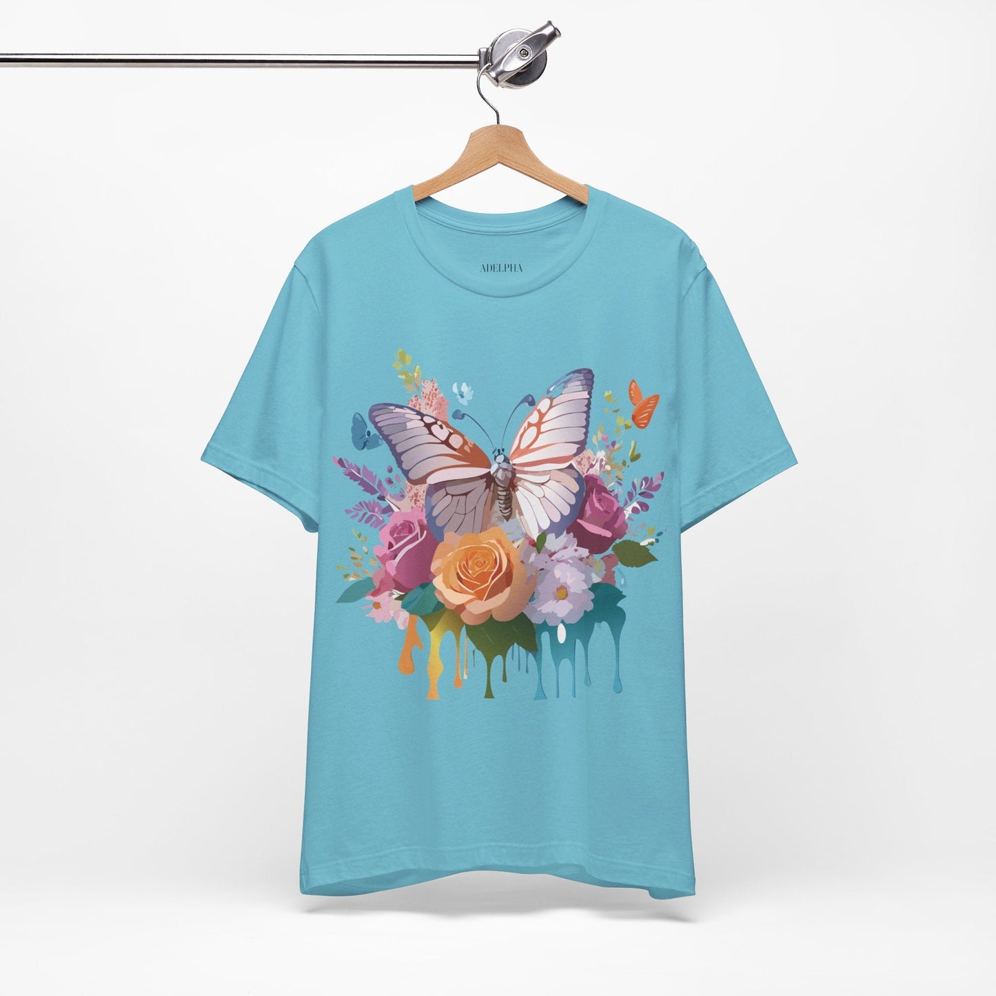 Butterfly Graphic Tee Unisex Jersey Short Sleeve By Adelpha Art Design