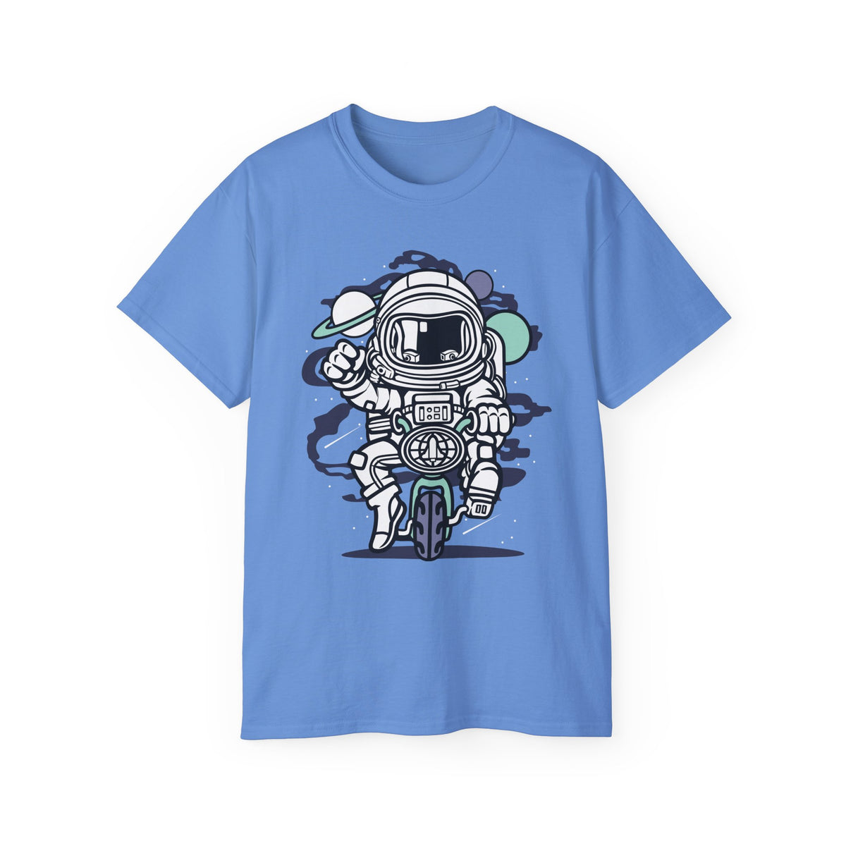 Astronaut Cartoon Graphic Tee Unisex 100 Cotton Gildan T-Shirt 6