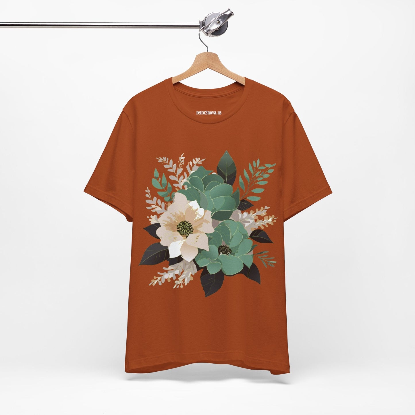 Flowers Shirt Floral Shirt Unisex Jersey Short Sleeve Tee From Flowers Collection Retro2Nova