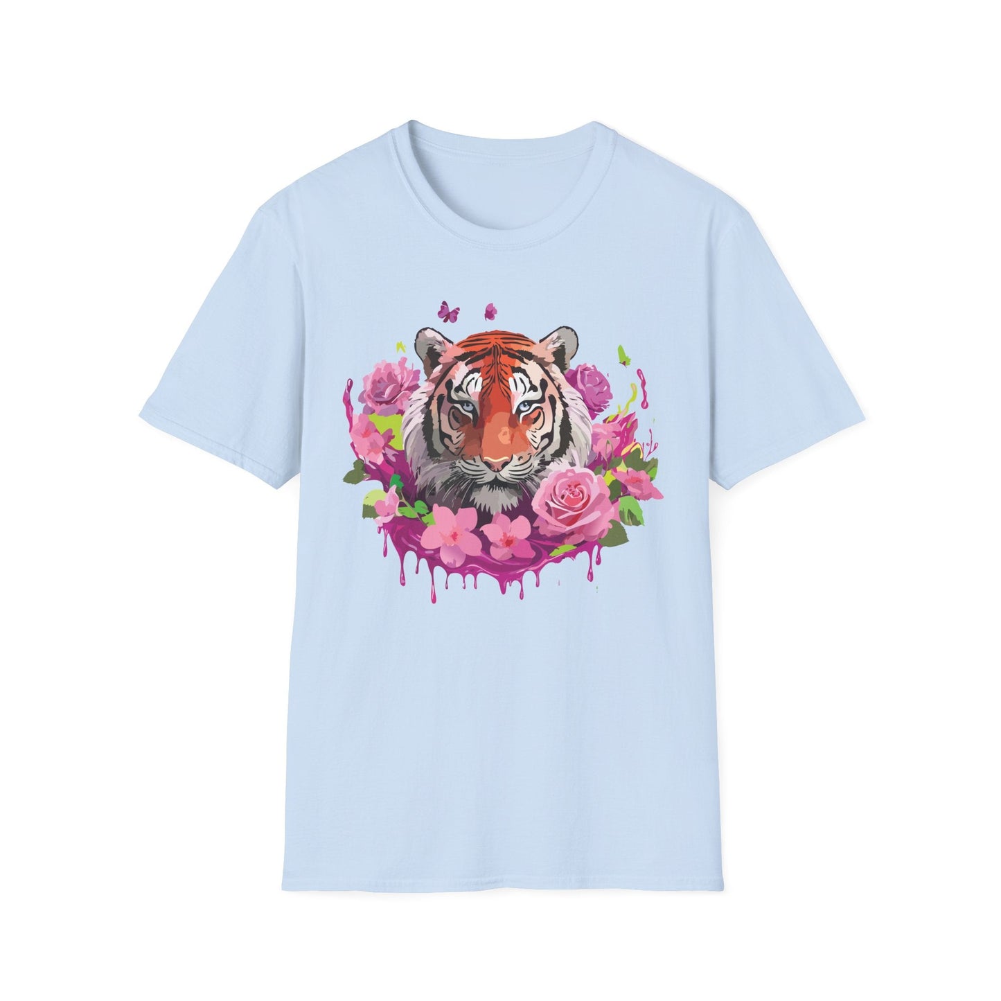 Tiger Shirt Unisex Tee Gildan Softstyle 64000 Ring Spun Cotton