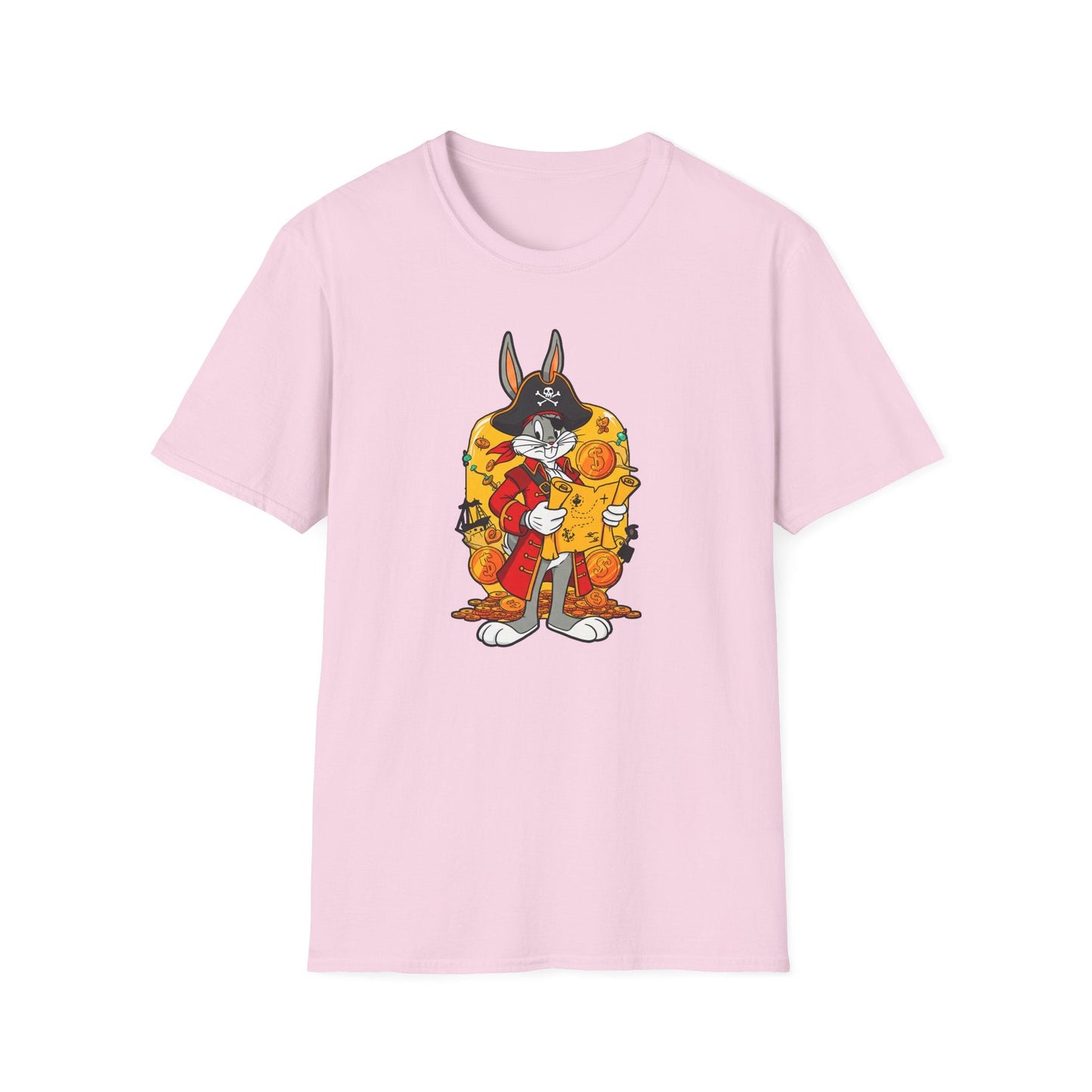 Bugs Bunny Shirt Unisex T Shirt Cartoon Design Animation Tee Gildan Softstyle 64000